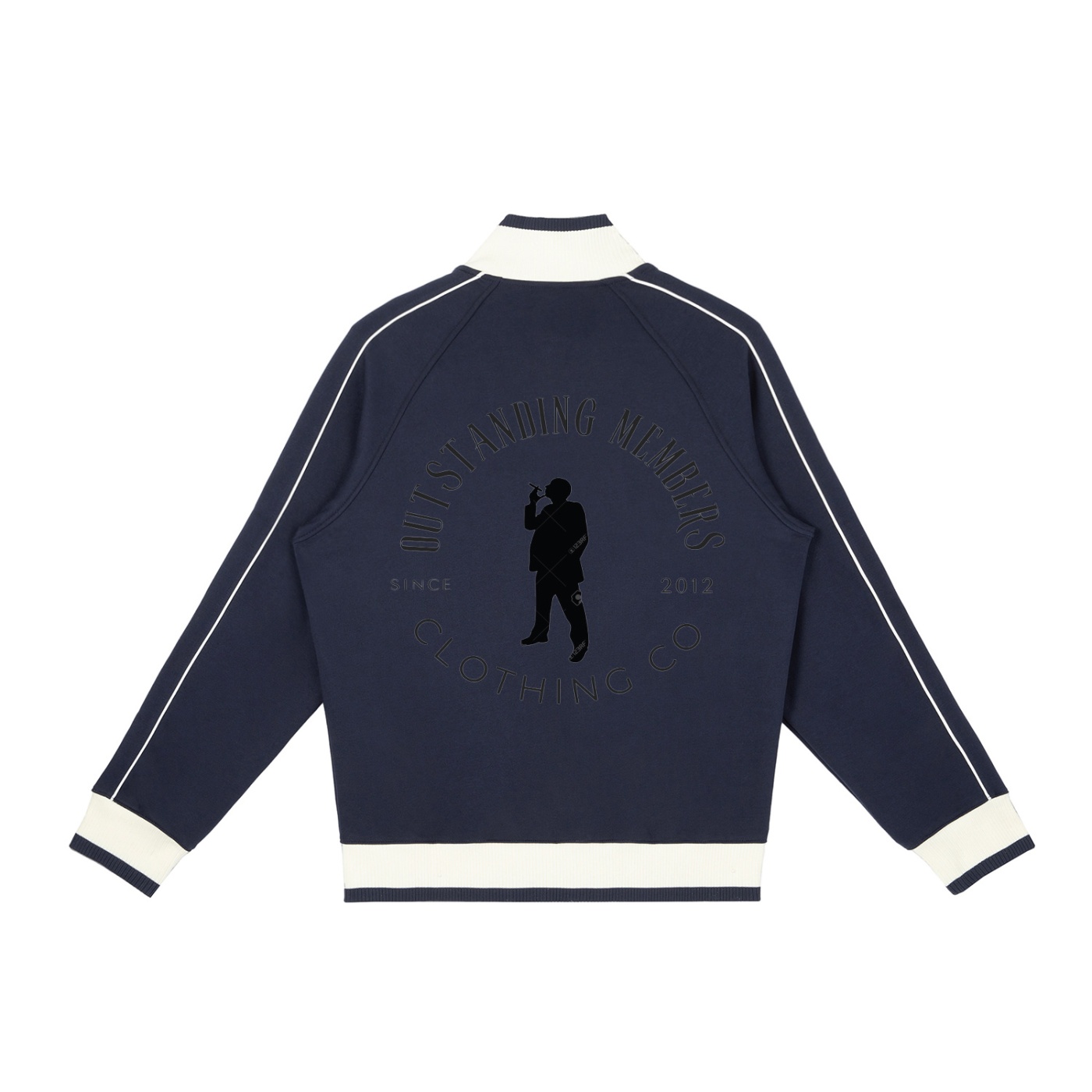 Color Block Raglan Sleeve Zip Track Jacket - Image 10