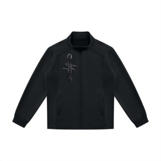 Unisex Stand Collar Track Jacket