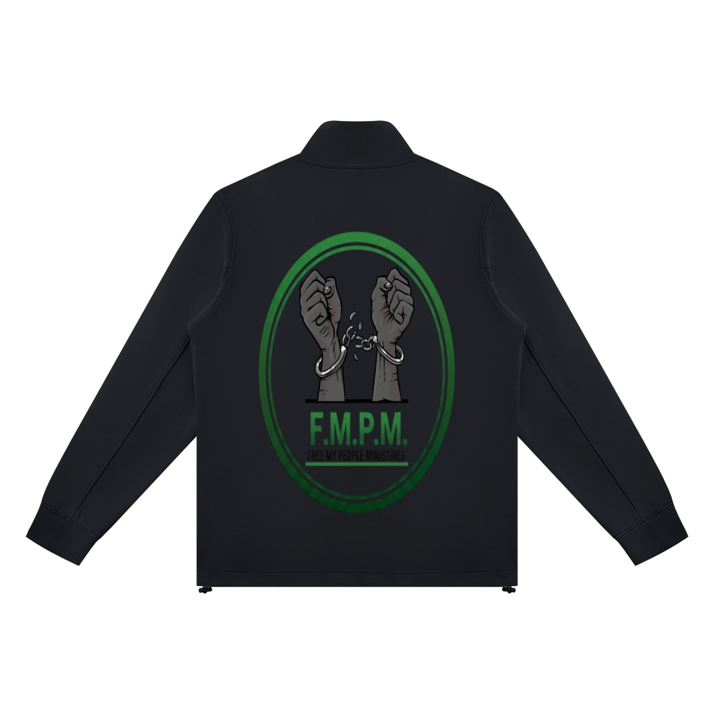 Unisex Stand Collar Jacket - Image 2