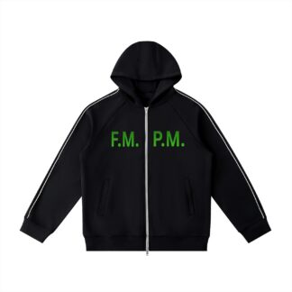 Heavyweight Raglan Sleeve Zip Hoodie