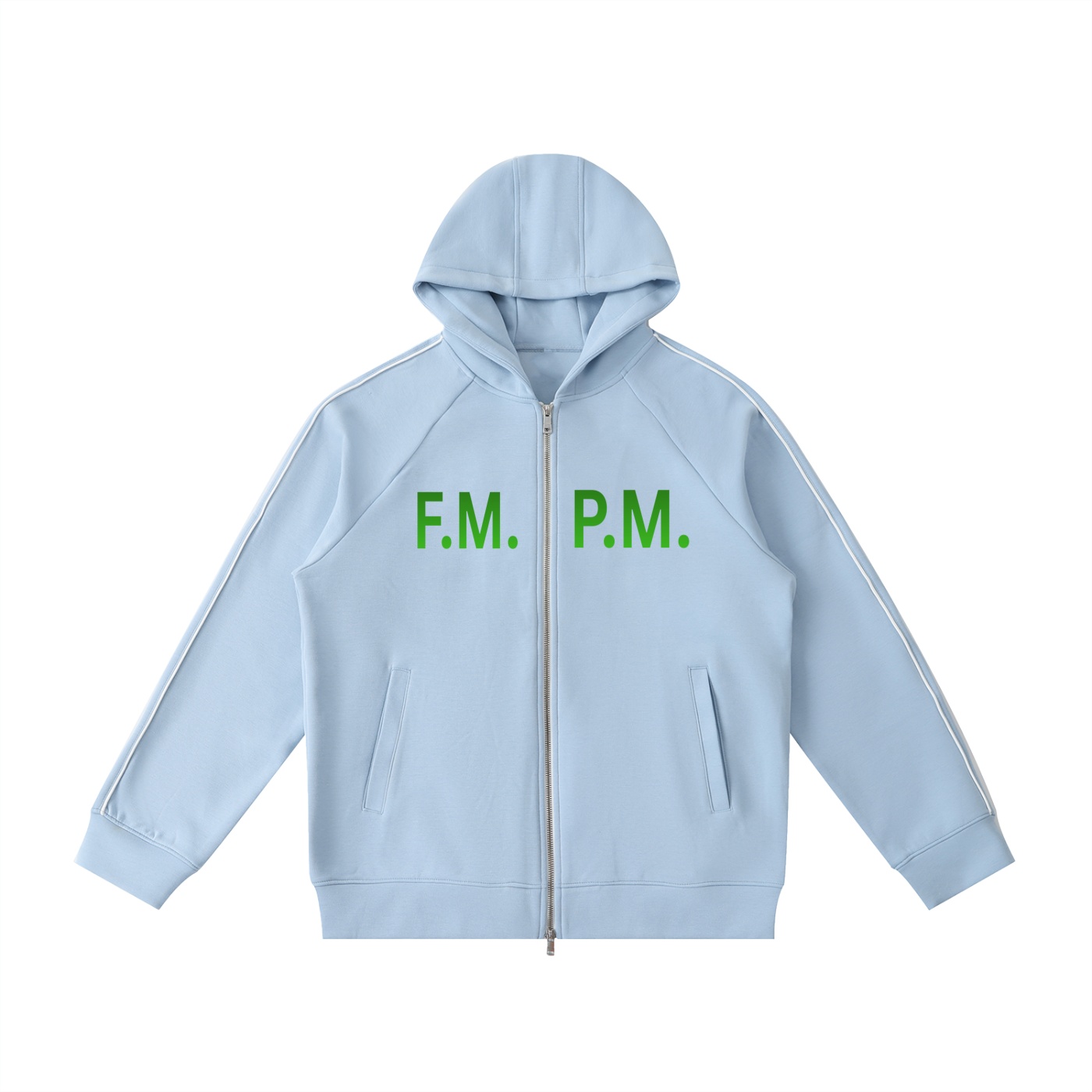 Heavyweight Raglan Sleeve Zip Hoodie - Image 5