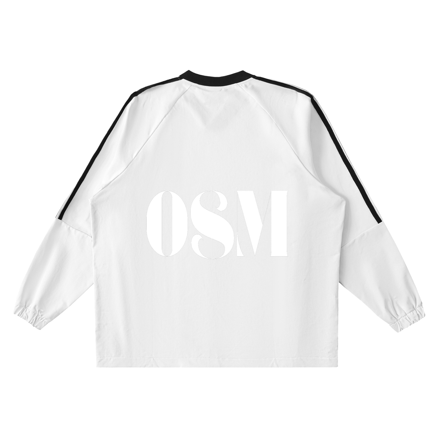 Color-Block V-Neck Long-Sleeve T-Shirt - Image 4