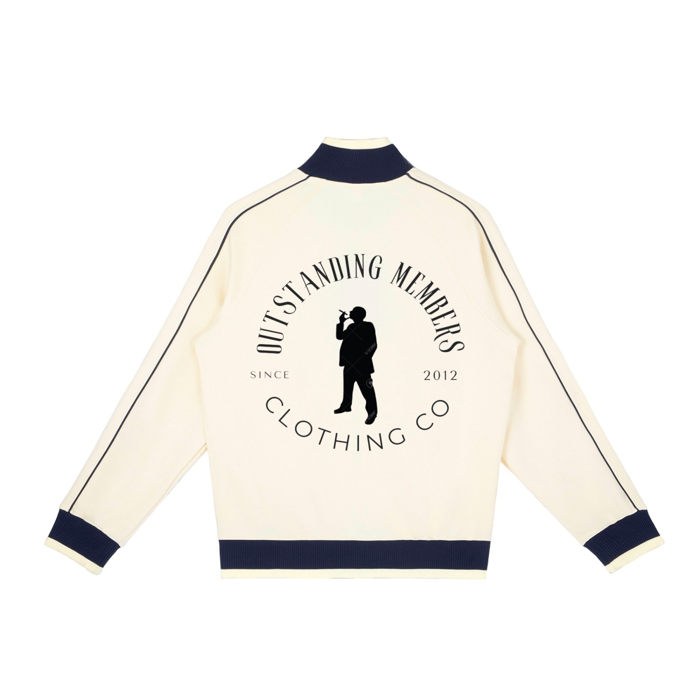 Color Block Raglan Sleeve Zip Track Jacket - Image 4