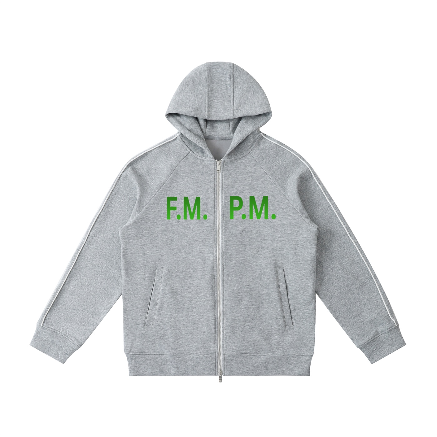 Heavyweight Raglan Sleeve Zip Hoodie - Image 9