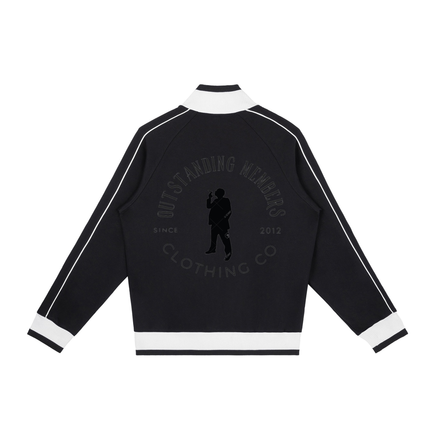Color Block Raglan Sleeve Zip Track Jacket - Image 2