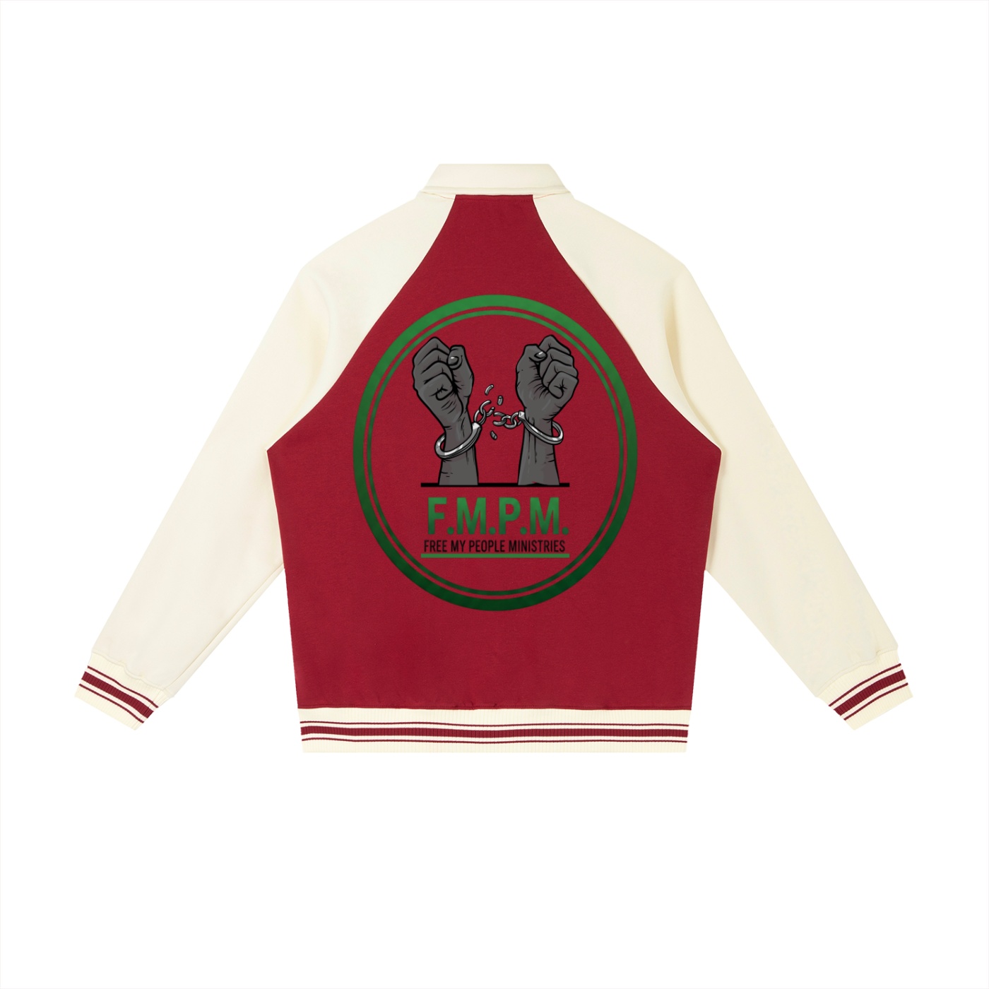 Contrast Raglan Sleeve Baseball Jacket - Image 8