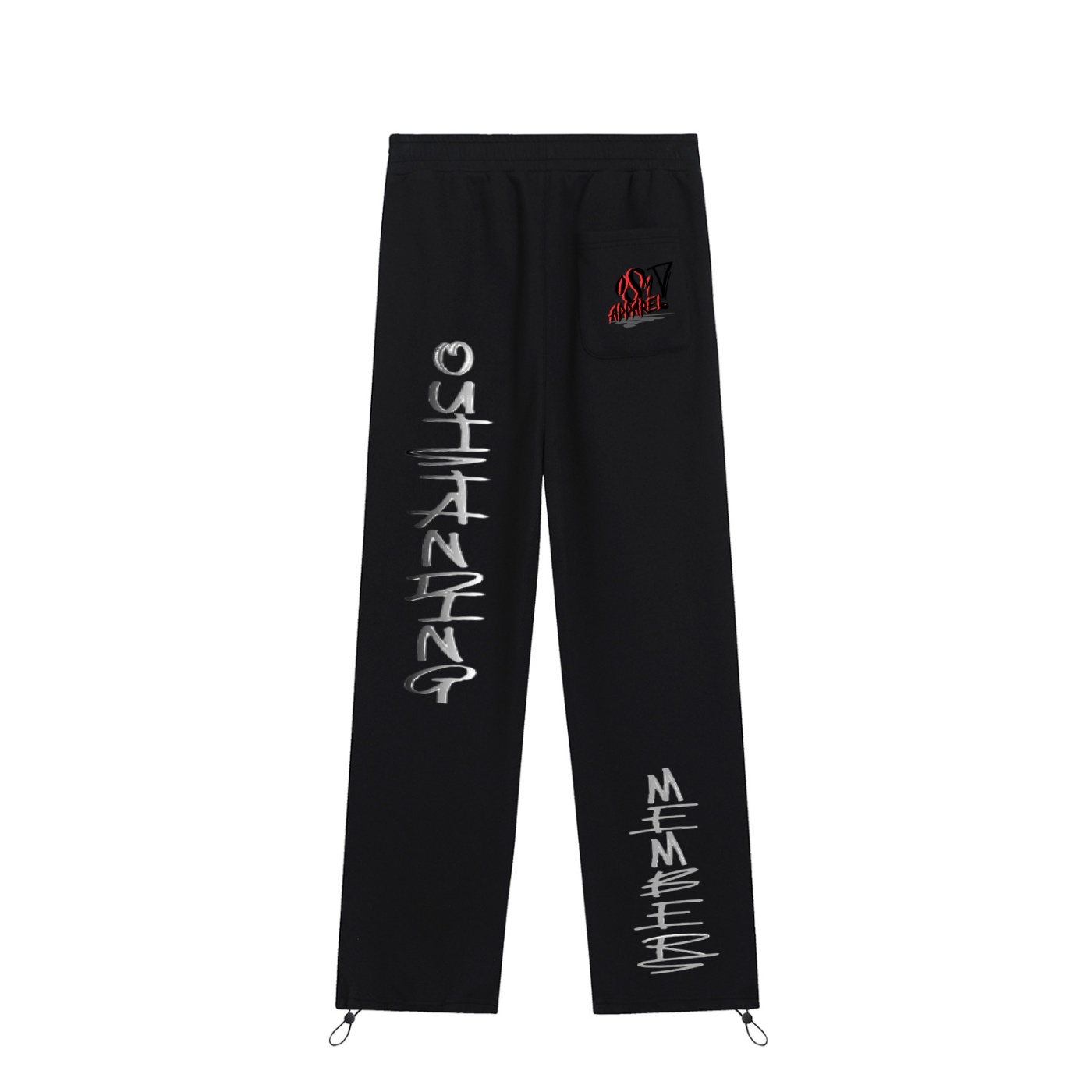 Essential Drawstring Straight-Leg Sweatpants - Image 2