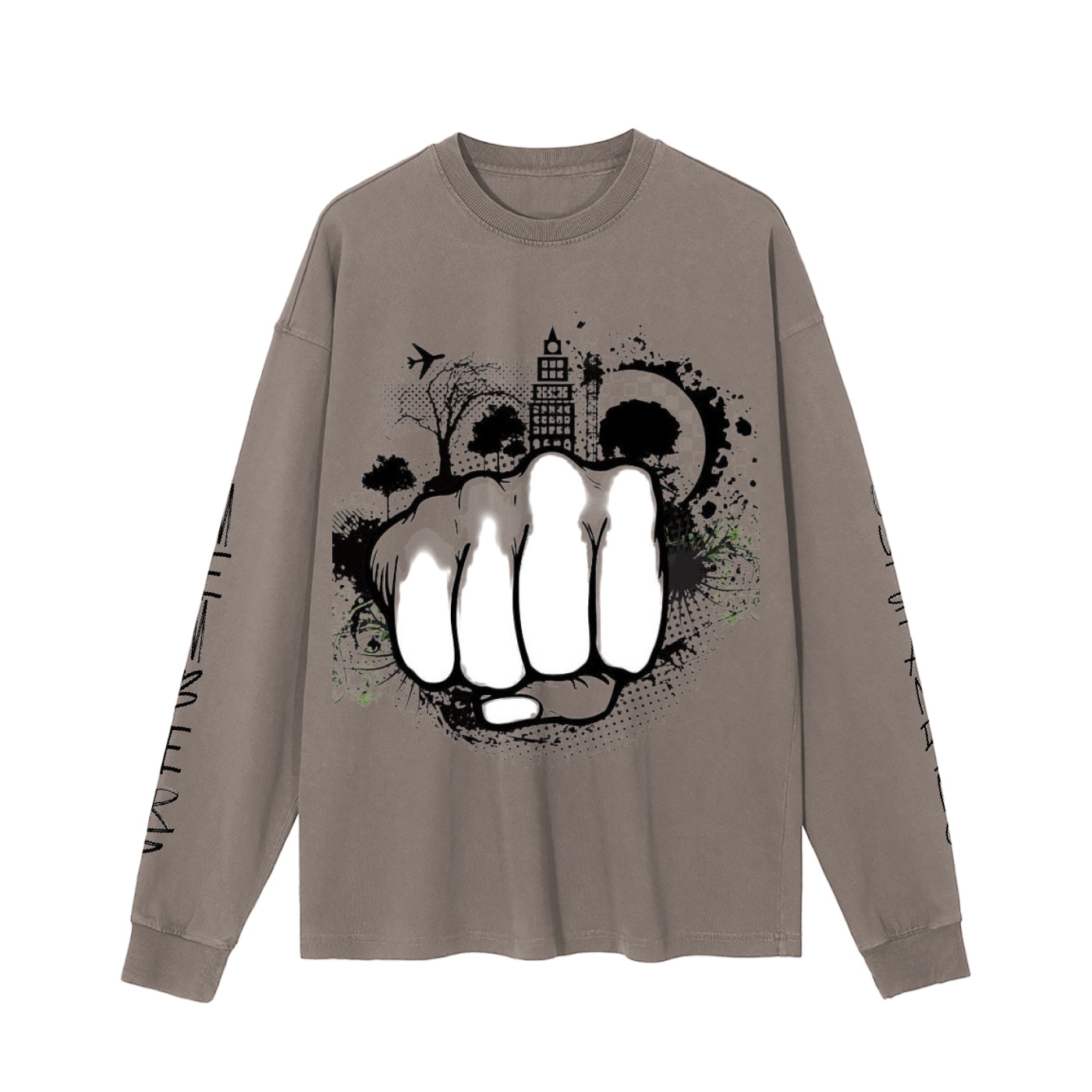Vintage Washed Long Sleeve T-Shirt - Image 5