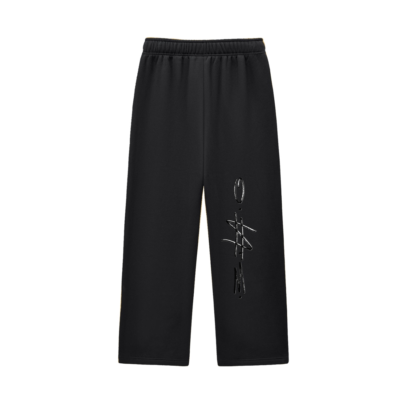 Contrast-Stitched Fleece Sweatpants - Image 2