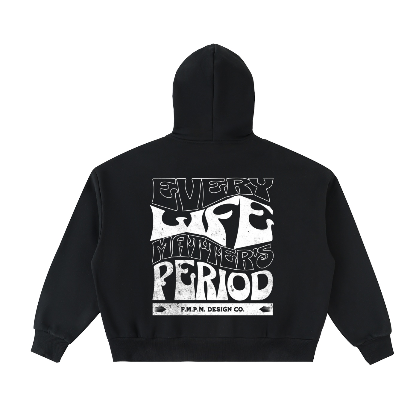 Fleeced Full-Zip Boxy Hoodie - Image 2