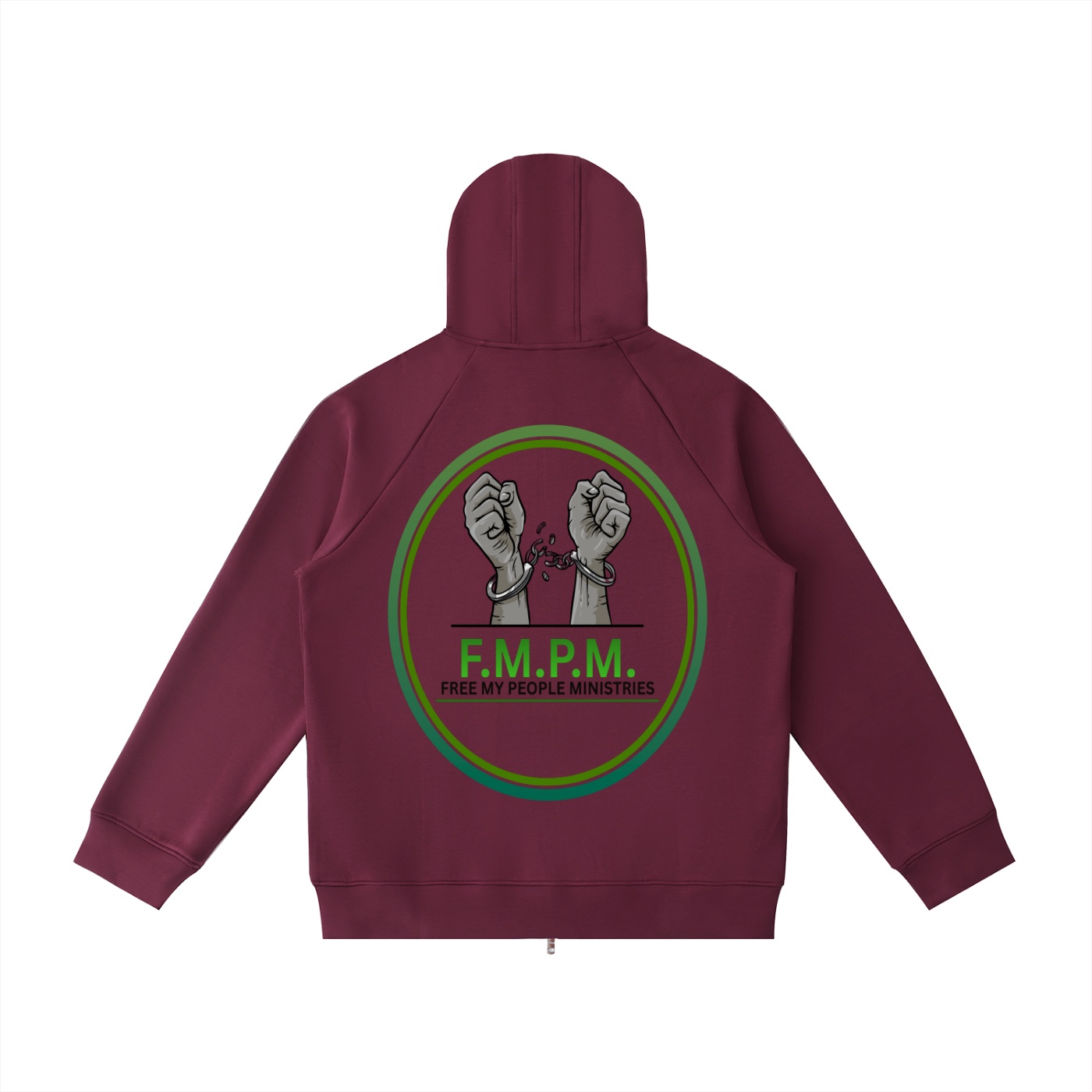 Heavyweight Raglan Sleeve Zip Hoodie - Image 8