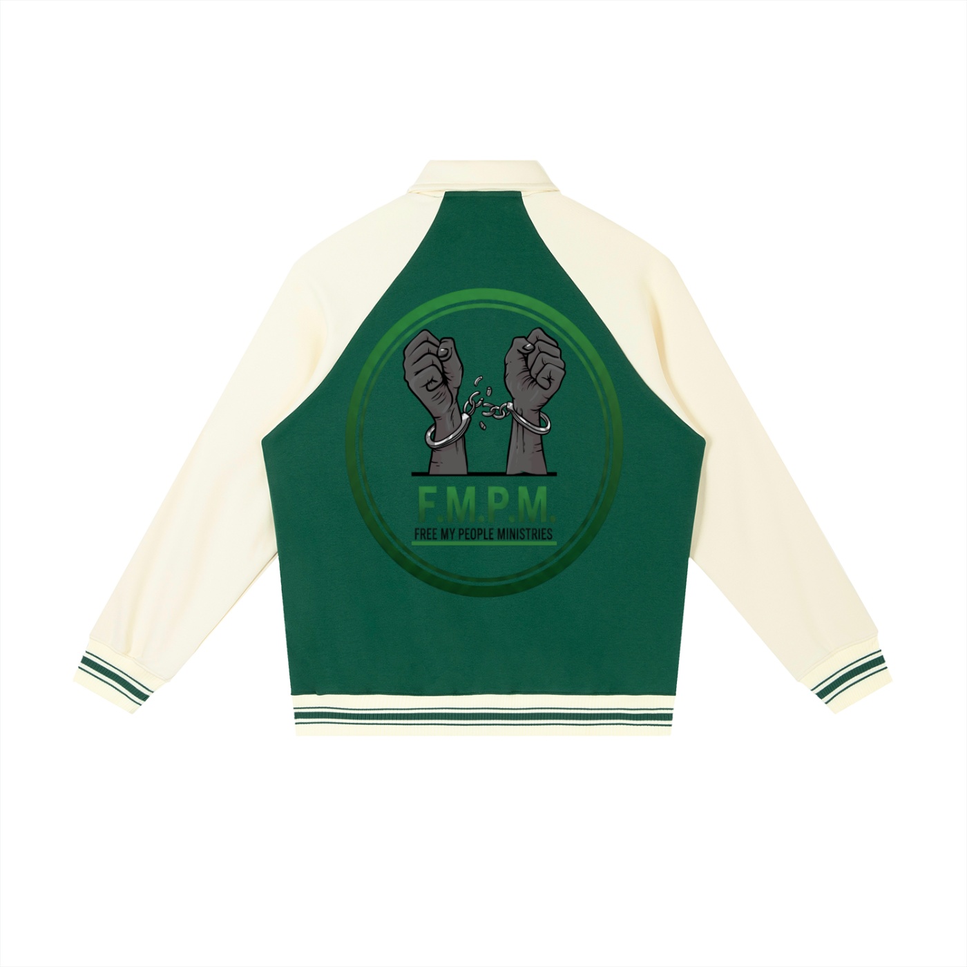 Contrast Raglan Sleeve Baseball Jacket - Image 6