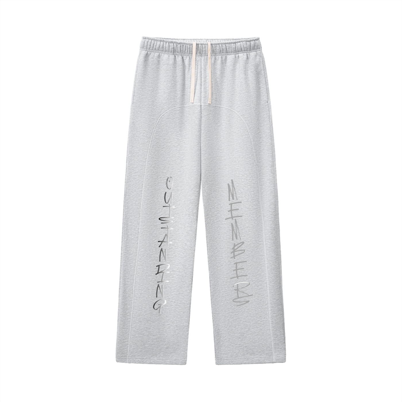 Contrast-Stitched Fleece Sweatpants - Image 3