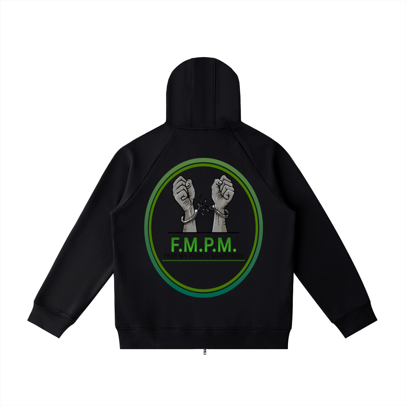 Heavyweight Raglan Sleeve Zip Hoodie - Image 2