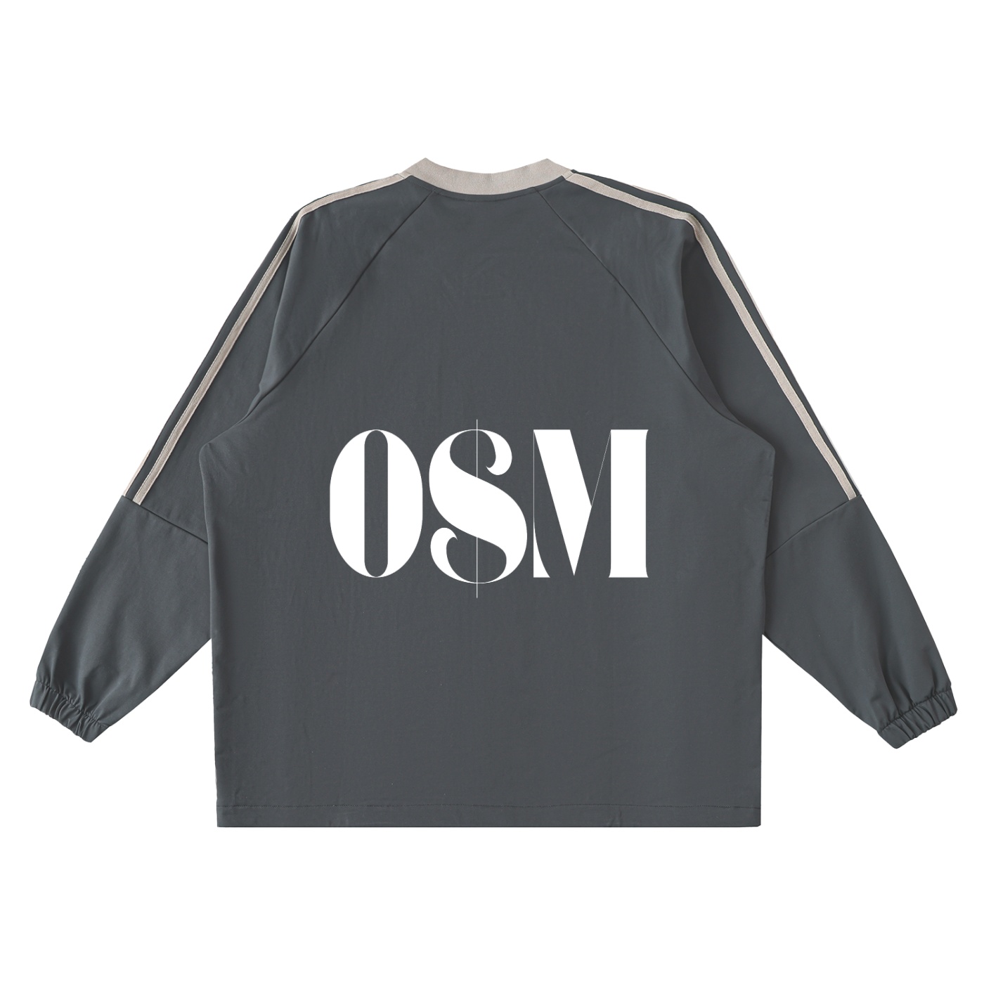 Color-Block V-Neck Long-Sleeve T-Shirt - Image 6