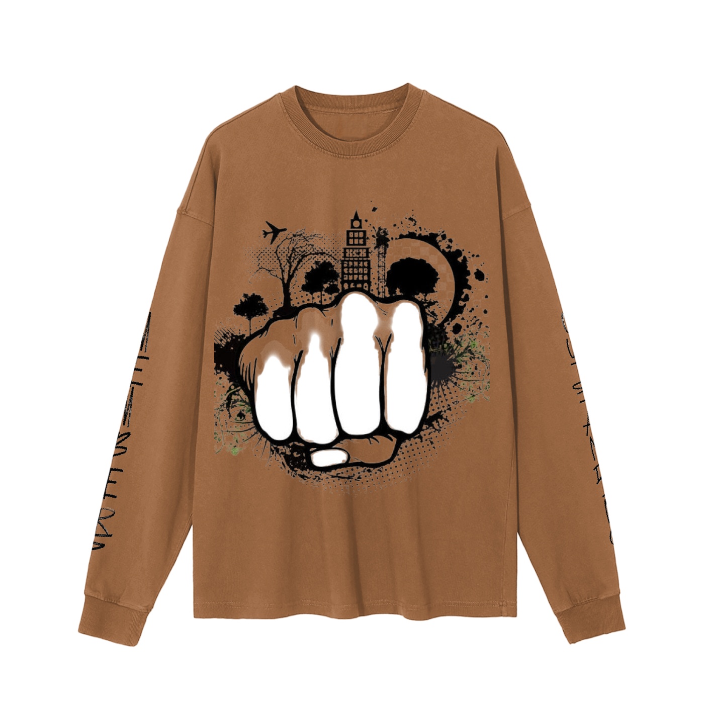 Vintage Washed Long Sleeve T-Shirt - Image 7