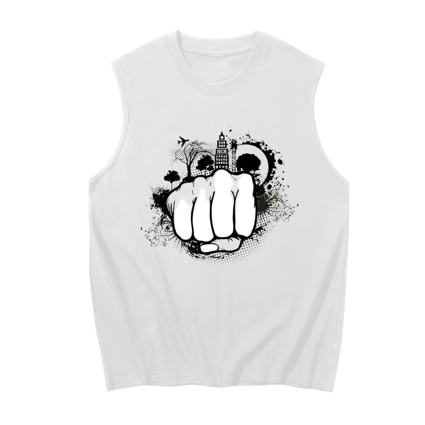 Men's Sleeveless Cotton Tank Top - Image 3