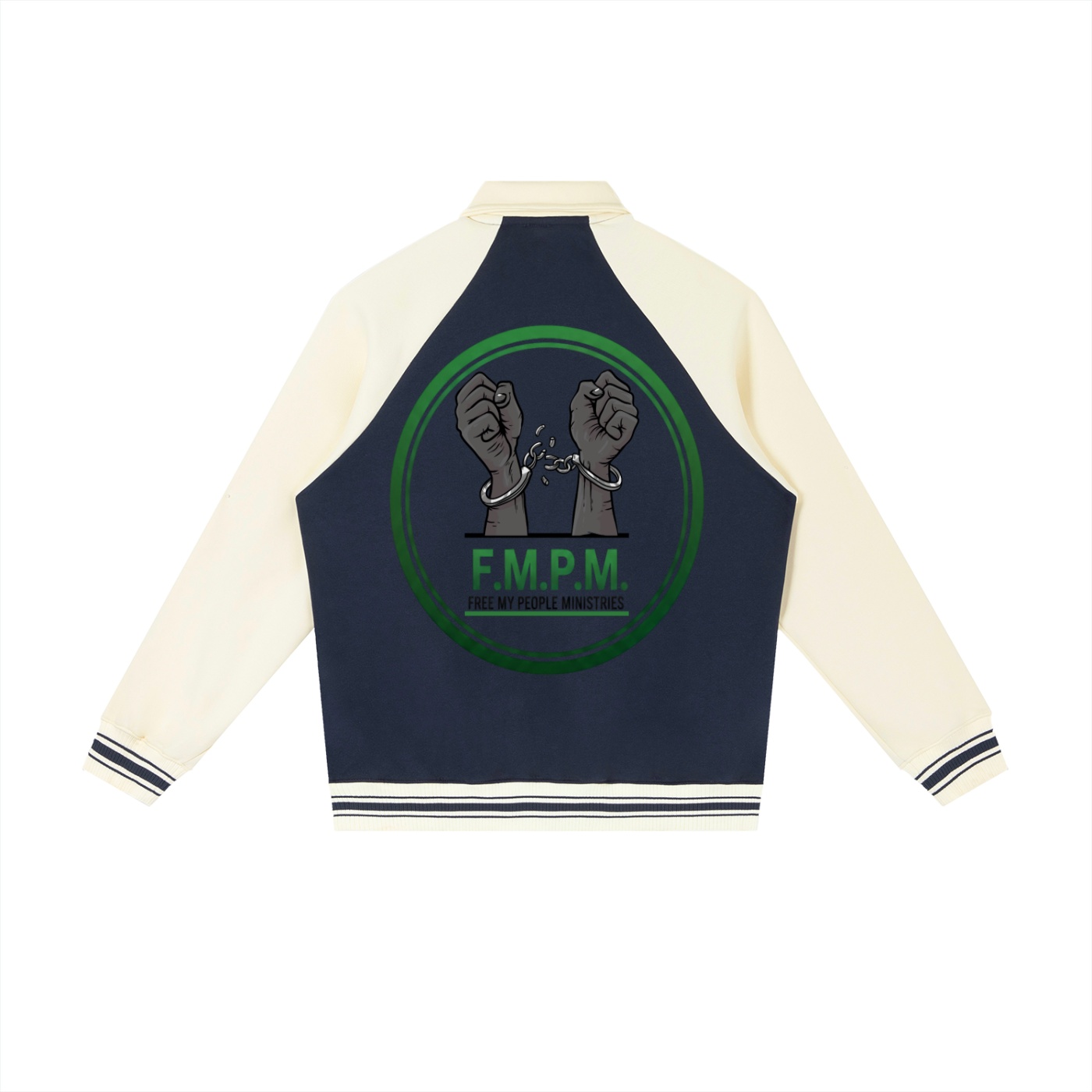 Contrast Raglan Sleeve Baseball Jacket - Image 10