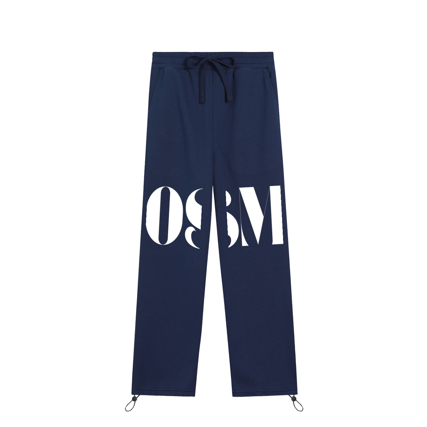 Essential Drawstring Straight-Leg Sweatpants - Image 3