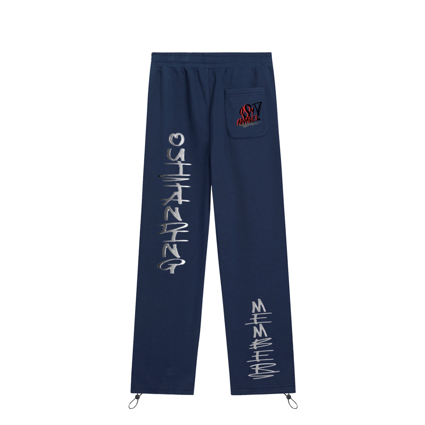 Essential Drawstring Straight-Leg Sweatpants - Image 4