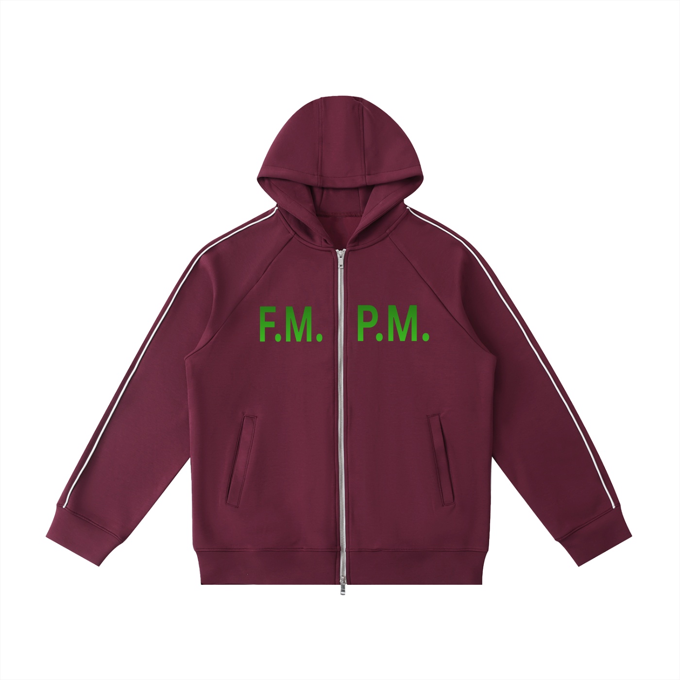 Heavyweight Raglan Sleeve Zip Hoodie - Image 7