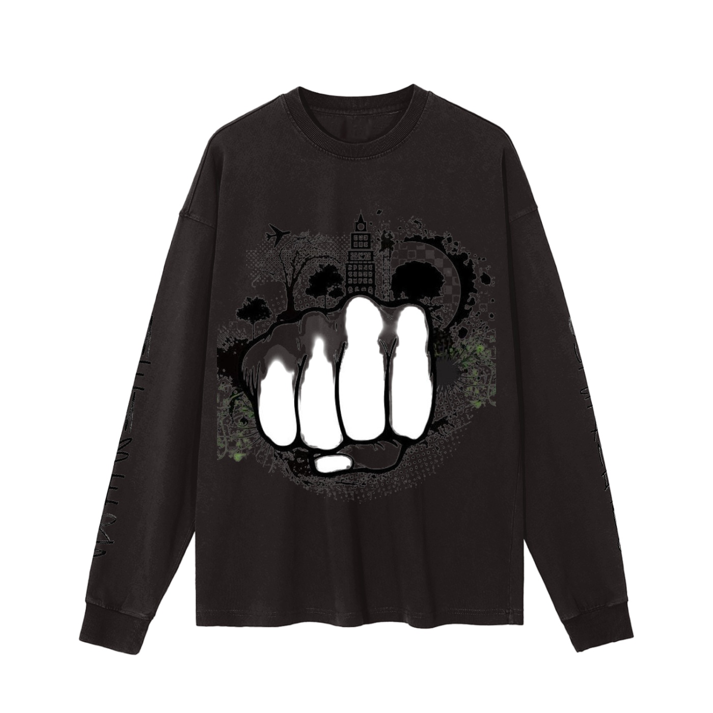 Vintage Washed Long Sleeve T-Shirt