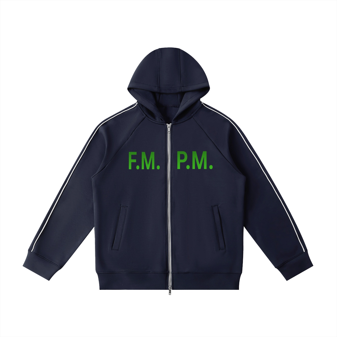 Heavyweight Raglan Sleeve Zip Hoodie - Image 11