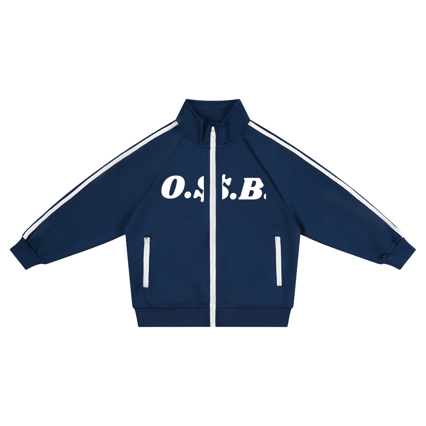 Kids’ Contrast Tape Coach Jacket - Image 3