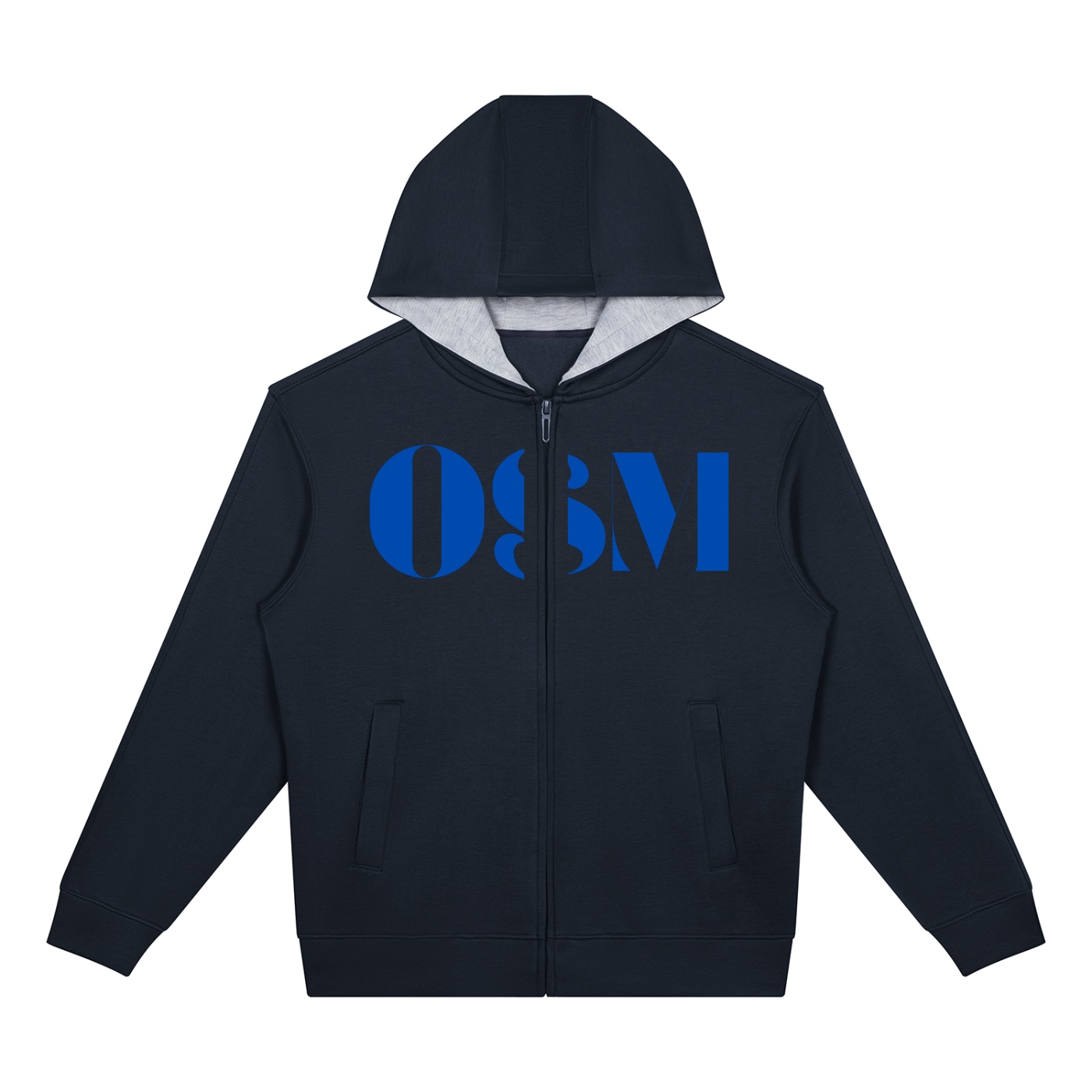 Unisex Drop Shoulder Full Zip Hoodie - Image 5