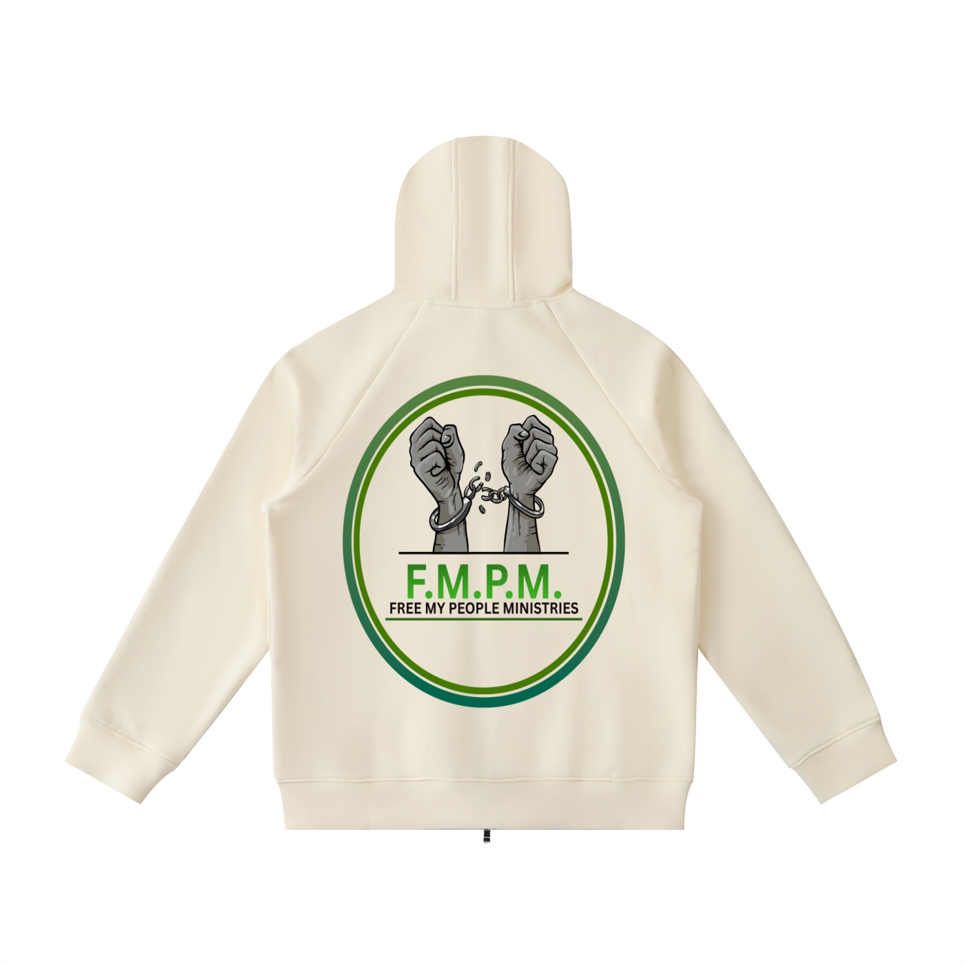 Heavyweight Raglan Sleeve Zip Hoodie - Image 4
