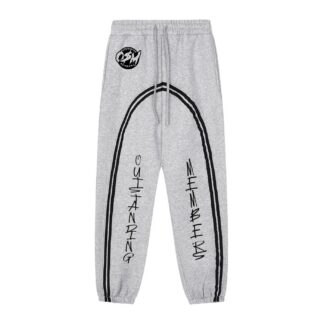 Sun Fade Contrast Tape Fleece Jogged Sweatpants