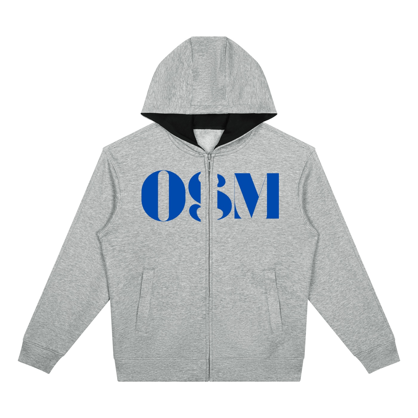 Unisex Drop Shoulder Full Zip Hoodie - Image 3
